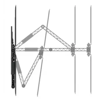 Hama 00220852 TV stiprinājums/statīvs 2,29 m (90 collas) melns