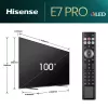 Hisense 100E77NQ PRO 2.54 m (100 collu) 4K Ultra HD viedtelevizors Wi-Fi melns 500 cd/m²