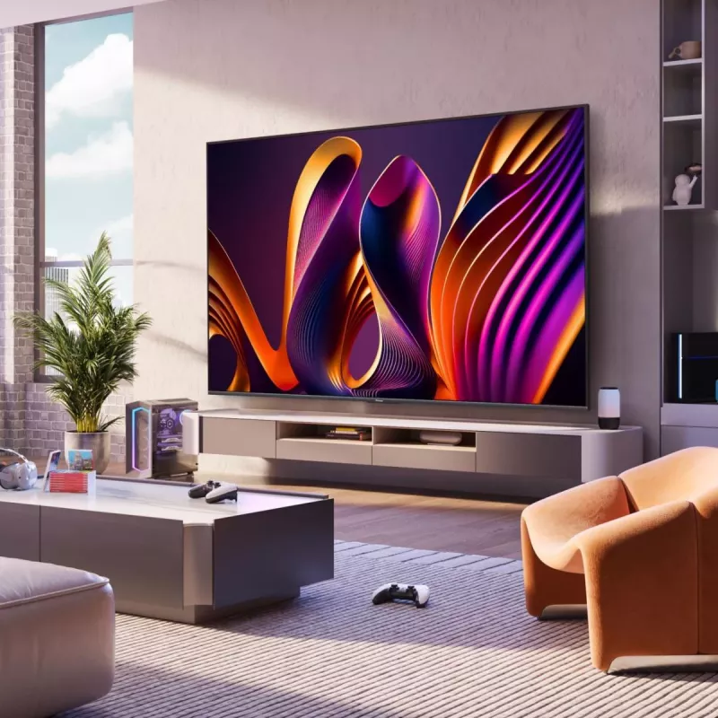 Hisense 100E77NQ PRO 2.54 m (100 collu) 4K Ultra HD viedtelevizors Wi-Fi melns 500 cd/m²