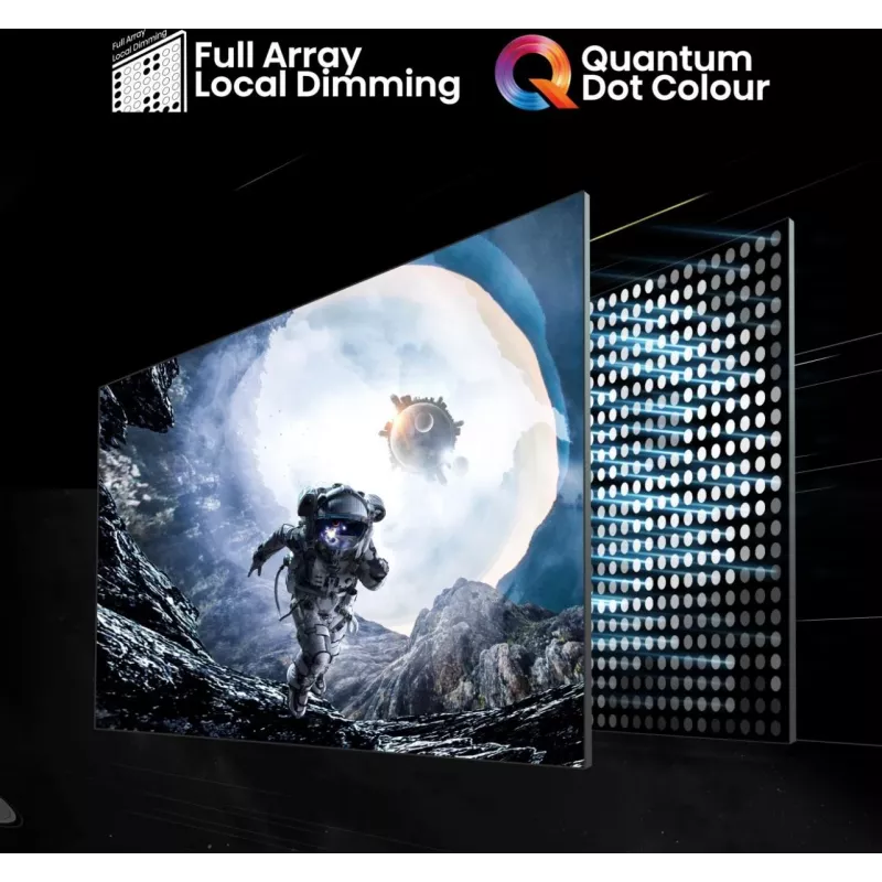 Hisense 100E77NQ PRO 2.54 m (100 collu) 4K Ultra HD viedtelevizors Wi-Fi melns 500 cd/m²