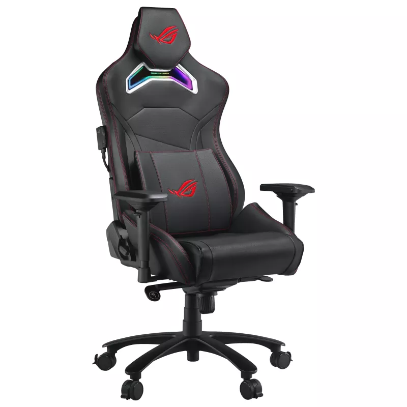 ASUS ROG Chariot X universālais spēļu krēsls ar polsterētu sēdekli, melns