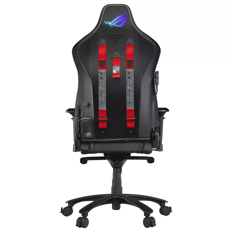 ASUS ROG Chariot X universālais spēļu krēsls ar polsterētu sēdekli, melns