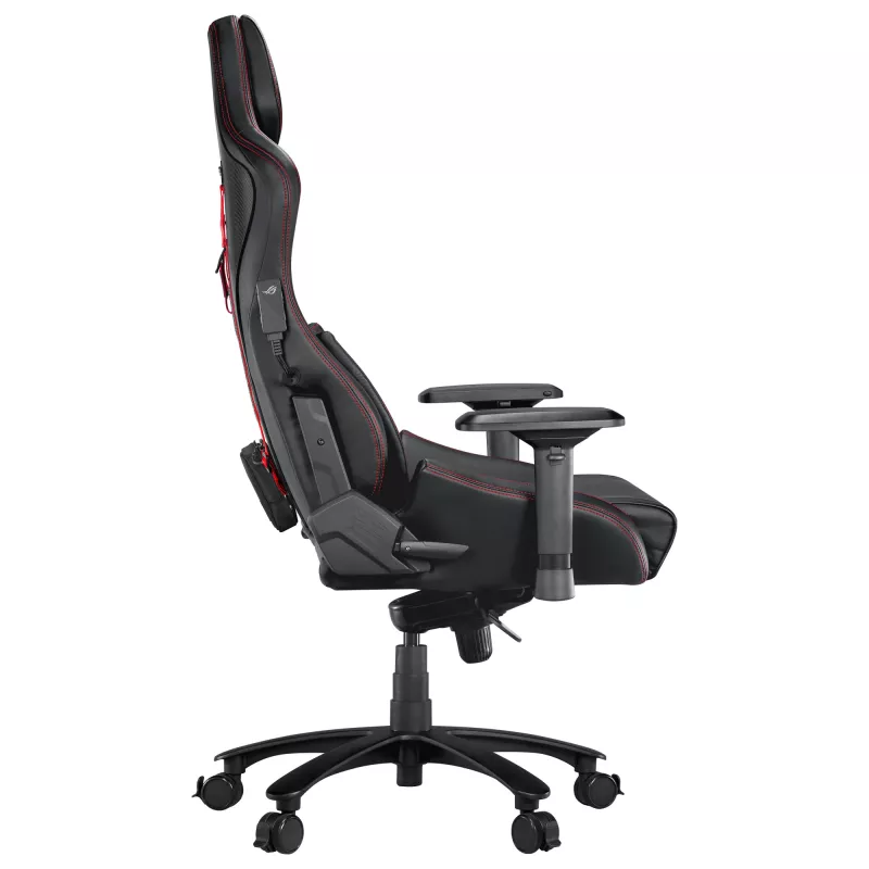 ASUS ROG Chariot X universālais spēļu krēsls ar polsterētu sēdekli, melns