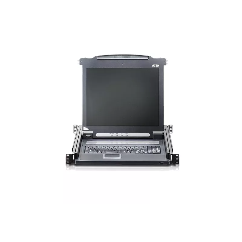 ATEN CL1000N KVM slēdzis, montāža statīvā, melns