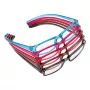 Datorbrilles WEDO 271 13099 unisex taisnstūrveida klasiskā stilā, lasīšanai/zilās gaismas lietošanai