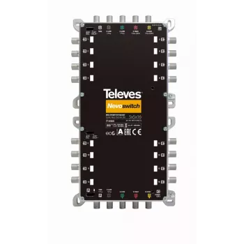 Televes 714405 satelīta multislēdzis, 5 ieejas, 16 izejas