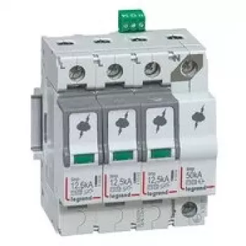 Legrand 412277 SPD pārsprieguma aizsargs T1+T2 3P+N 12,5kA