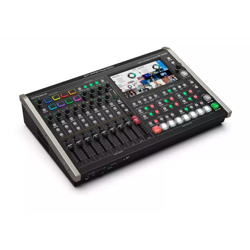 Audio mikseris Roland VR-120HD 42 kanāli 24 biti 48 kHz Melns