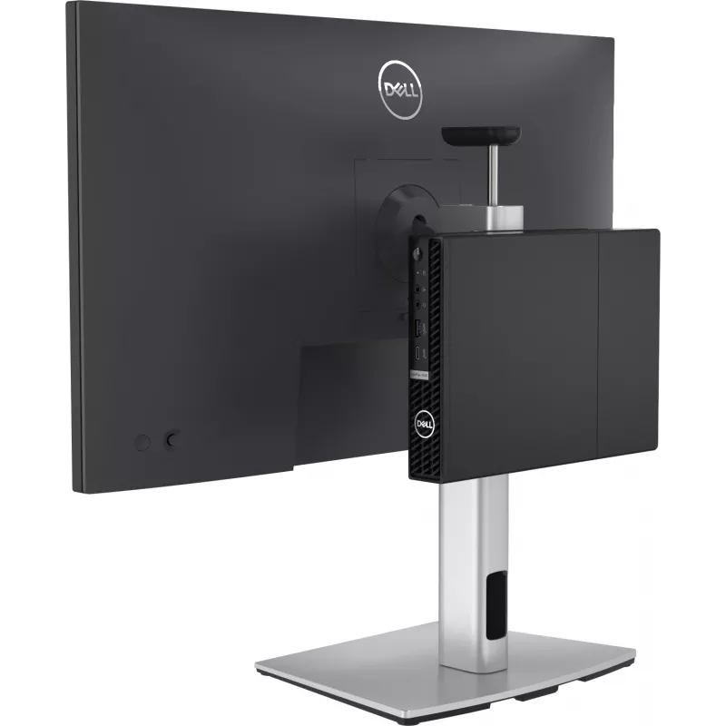 Monitora stiprinājums DELL MFS22 27 collas augstuma regulējams sudrabaini melns