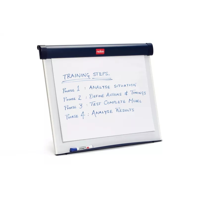 Nobo Barracuda Desktop Flipchart Easel, tērauds, zils, balts, Ķīna, 6.93 kg, 750 mm, 655 mm