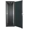 Intellinet 19 collu tīkla skapis – brīvstāvošs, 32U, 600x600 mm (platums x dziļums), melns, plakanā iepakojumā, maks. 1500 kg, daudzpunktu durvju slēdzene, viena slēdzene katram sānu panelim, izmantojamais dziļums 123 līdz 373 mm, IP20 vērtējums, plaukts, tērauds
