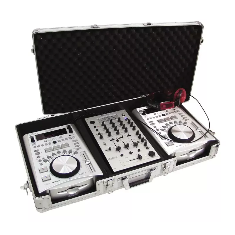 Flight case Roadinger 30125340 Saplāksnis Sudraba 5.9 kg