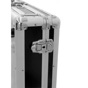 Flight case Roadinger 30125346 DJ kontrolieris Saplāksnis Melns Sudraba