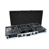 Flight case Roadinger 30125346 DJ kontrolieris Saplāksnis Melns Sudraba