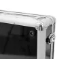 Flight case Roadinger 30125346 DJ kontrolieris Saplāksnis Melns Sudraba