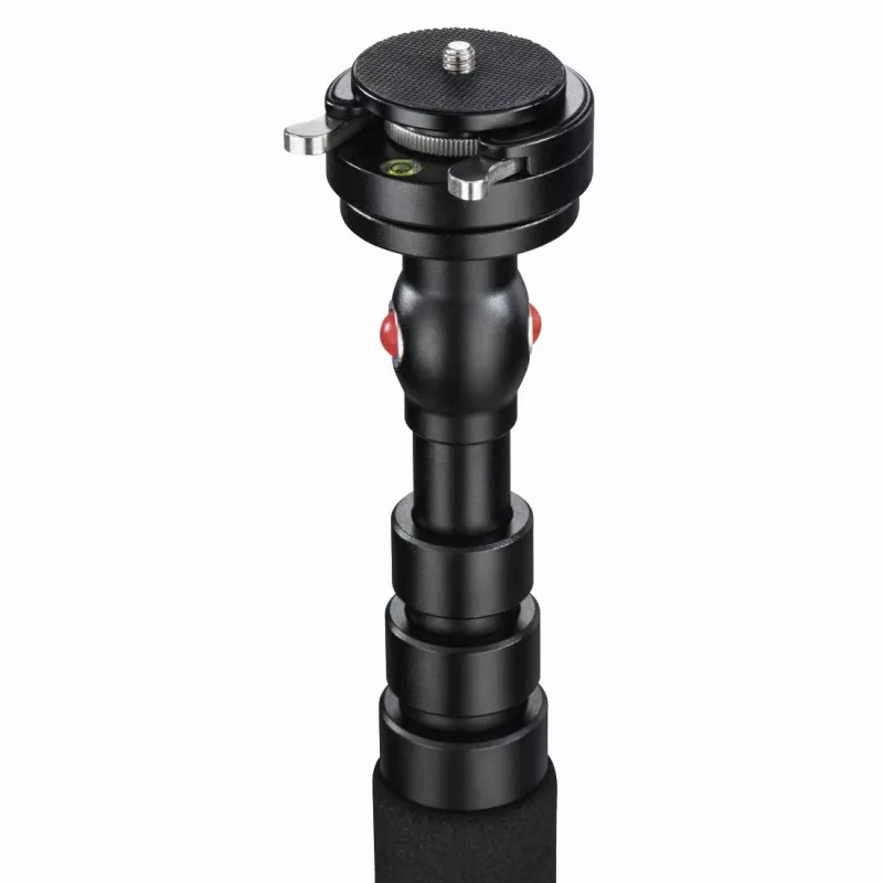 Hama Smooth Tripod 1/4 collu alumīnija, melnais rožu