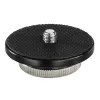 Hama Smooth Tripod 1/4 collu alumīnija, melnais rožu