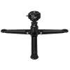 Hama Smooth Tripod 1/4 collu alumīnija, melnais rožu