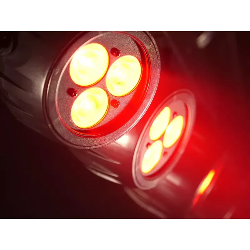 Sliežu apgaismojuma prožektors Eurolite 42109606 LED iekštelpu lietošanai apaļš melns
