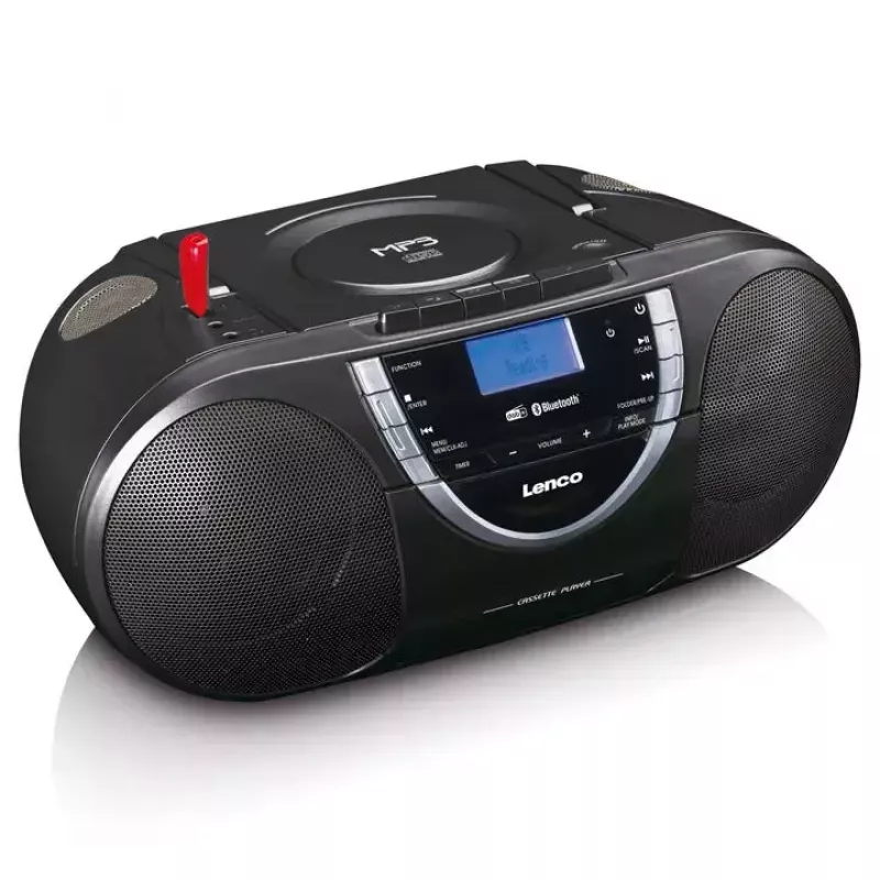 Personīgais CD atskaņotājs Lenco SCD-600 Melns Silver DAB+ FM PLL