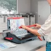 GBC CombBind® CB25 manuālā iesiešanas iekārta, ķemmes iesiešanas iekārta, manuāla, 390 loksnes, melna, sarkana