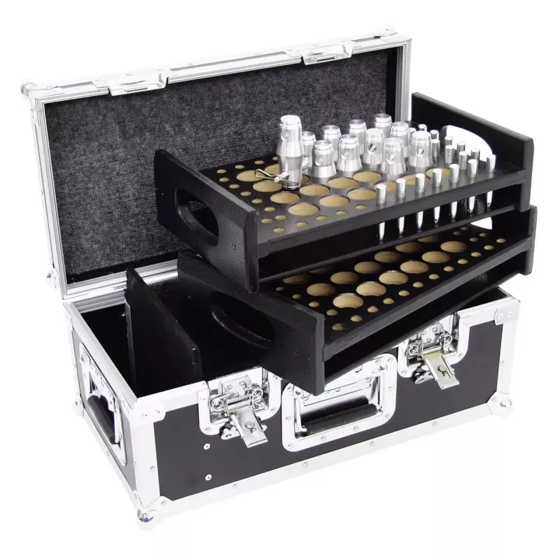 Flight case Roadinger 30126500 Saplāksnis Melns Sudrabains 8.8 kg