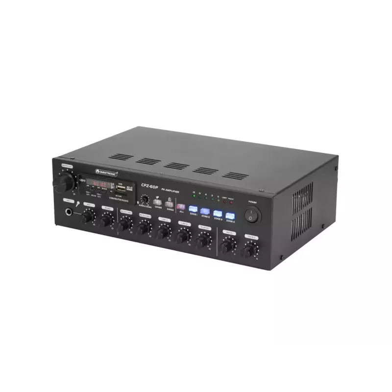 Audio pastiprinātājs Omnitronic 80709703 Performance/stage Melns