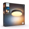 Philips Hue balta ambience Enrave vidējā izmēra griestu lampa, viedais griestu apgaismojums, Bluetooth, melna, LED, metāla, nemaināma(s) spuldze(s)