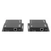 Manhattan 1080p HDMI KVM over IP paplašinātāja komplekts, pagarina 1080p@60Hz signālu līdz 120 m ar vienu Cat6 Ethernet kabeli vai IP tīklu, raidītājs un uztvērējs, USB-A pieslēgvietas datoram/pelei/tastatūrai, melns, trīs gadu garantija