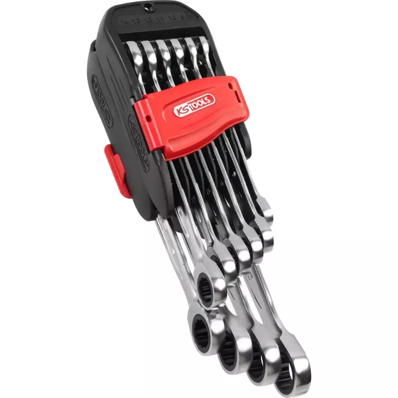 KS Tools GEARplus 503.4250 sprūdrata gredzenatslēgu komplekts, 10 gab.
