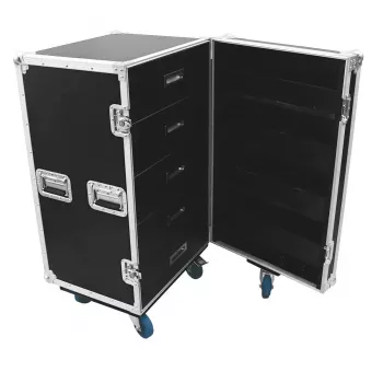 Flight case Roadinger 30126428 Plywood Melns Silver 59.4 kg