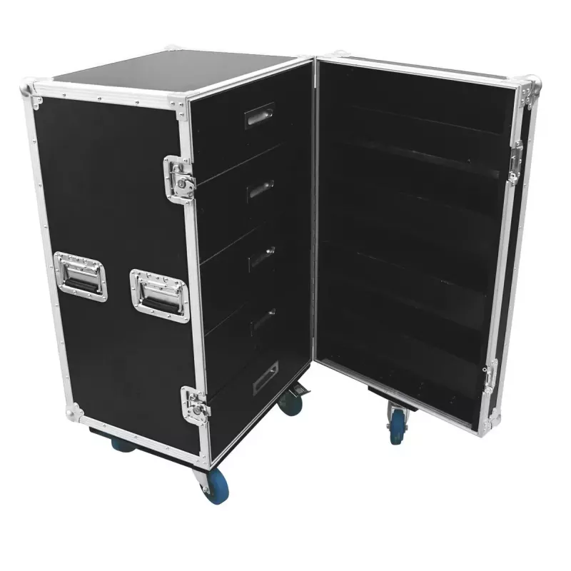 Flight case Roadinger 30126428 Plywood Melns Silver 59.4 kg