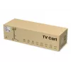 Equip 37-86 collu rotējošs televizora statīvs ar 50 kg kravnesību, augstumā regulējams