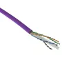 ACT Cat 6 F/UTP cietā serdeņa instalācijas kabelis, LSZH, CPR euroclass ECA, 24 AWG, violets, 305 metri