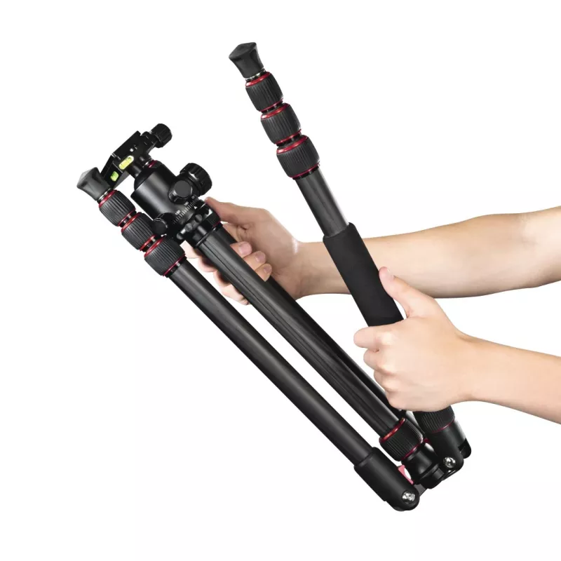 Hama Ramble II Duo Carbon statīvs Viedtālrunim/Digitālajai kamerai 4 kājas 8 kg ietilpība