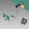 ACT USB-C Video Capture Card, HDMI 4K@60Hz caurlaide, 4K@30Hz uztveršana