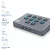 ACT Dual HDMI input USB-C Video Switcher 60Hz pelēka