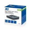 ACT Dual HDMI input USB-C Video Switcher 60Hz pelēka