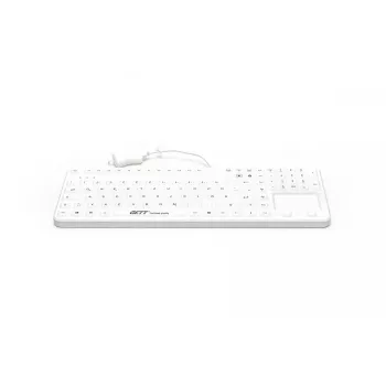 Klaviatūra GETT Cleantype Prime Touch+ USB Swiss balta