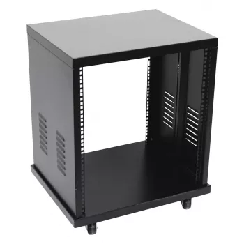 Brīvstāvošs statīvs Roadinger 30103170 12U melns 50 kg kravnesība