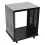 Brīvstāvošs statīvs Roadinger 30103170 12U melns 50 kg kravnesība