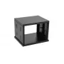 Plauktu skapis Roadinger 30103168 10U melns 50 kg ietilpība