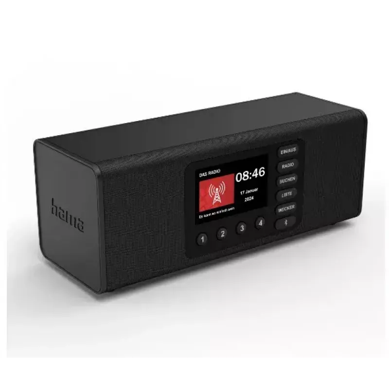 Personīgais radio Hama DR2002BT digitālais uztvērējs DAB DAB+ FM 10W