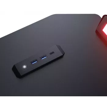 Computer Desk COUGAR Gaming DEMIUS 120 Melns MDF USB 3.2