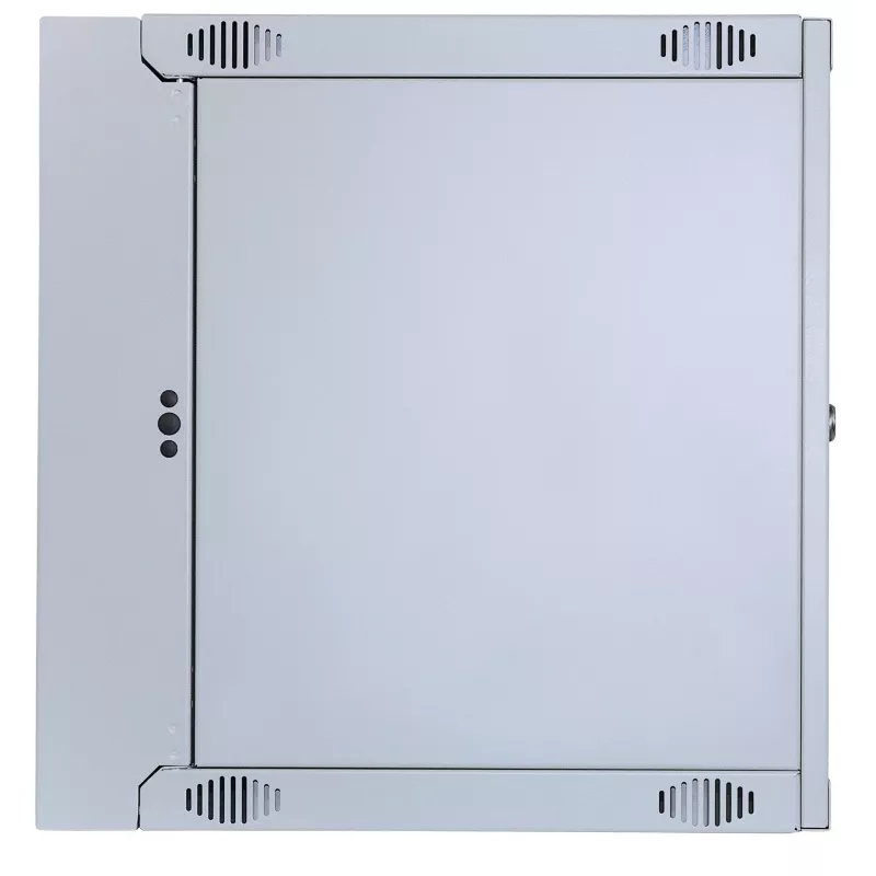 Intellinet 19 collu tīkla skapis – stiprināms pie sienas (divu sekciju verams uz āru), 6U, 450 mm dziļš, pelēks, plakanā iepakojumā, maks. 30 kg, atverams, lai piekļūtu skapja aizmugurei, kad uzstādīts pie sienas, statīvs, izmantojamais dziļums 235 mm, daļas sienas montāžai nav iekļautas