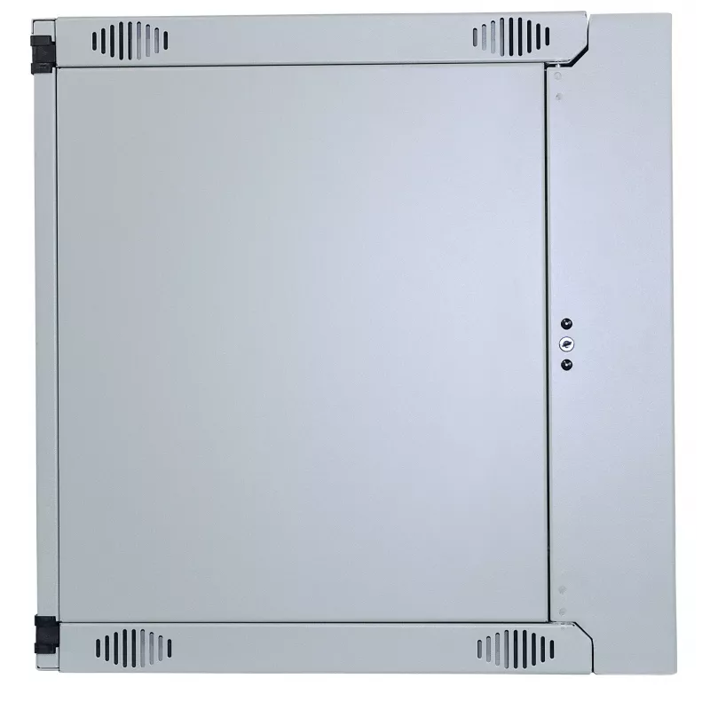 Intellinet 19 collu tīkla skapis – stiprināms pie sienas (divu sekciju verams uz āru), 6U, 450 mm dziļš, pelēks, plakanā iepakojumā, maks. 30 kg, atverams, lai piekļūtu skapja aizmugurei, kad uzstādīts pie sienas, statīvs, izmantojamais dziļums 235 mm, daļas sienas montāžai nav iekļautas