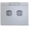 Intellinet 19 collu tīkla skapis – stiprināms pie sienas (divu sekciju verams uz āru), 6U, 450 mm dziļš, pelēks, plakanā iepakojumā, maks. 30 kg, atverams, lai piekļūtu skapja aizmugurei, kad uzstādīts pie sienas, statīvs, izmantojamais dziļums 235 mm, daļas sienas montāžai nav iekļautas