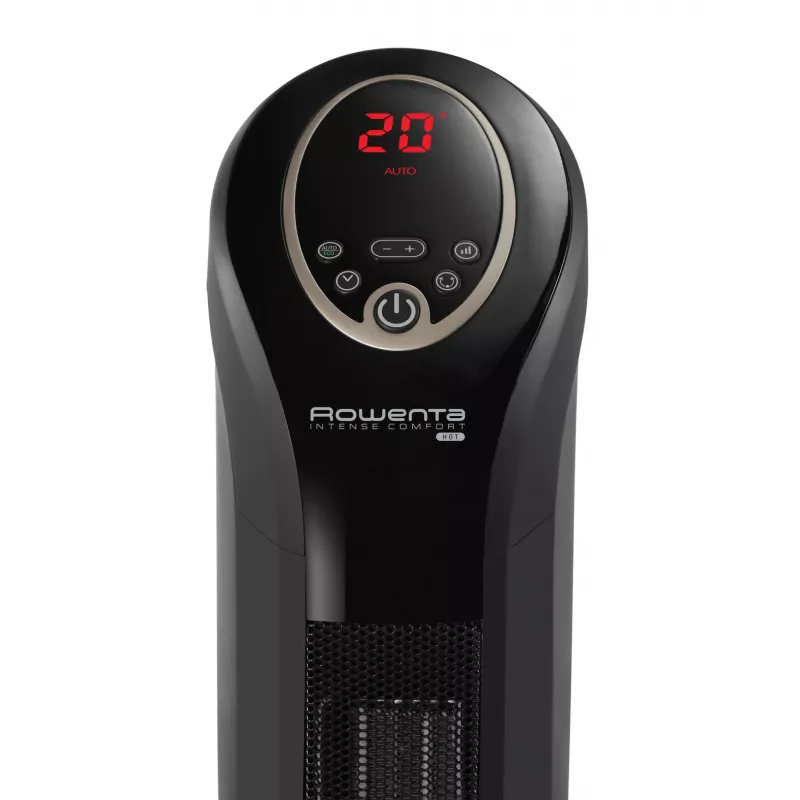 Rowenta Intense Comfort Hot SO9420 Iekštelpu melns 2400 W ventilatora tipa elektriskais sildītājs