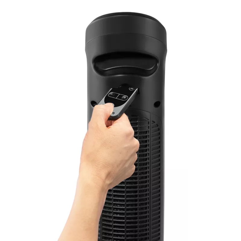 Rowenta Intense Comfort Hot SO9420 Iekštelpu melns 2400 W ventilatora tipa elektriskais sildītājs