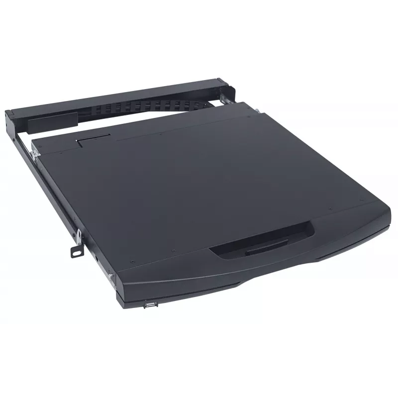 Intellinet 508025 plaukta konsole 43,2 cm (17 collas) 1280 x 1024 pikseļi Melna 1U